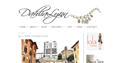 Desktop Screenshot of dahlialynn.com